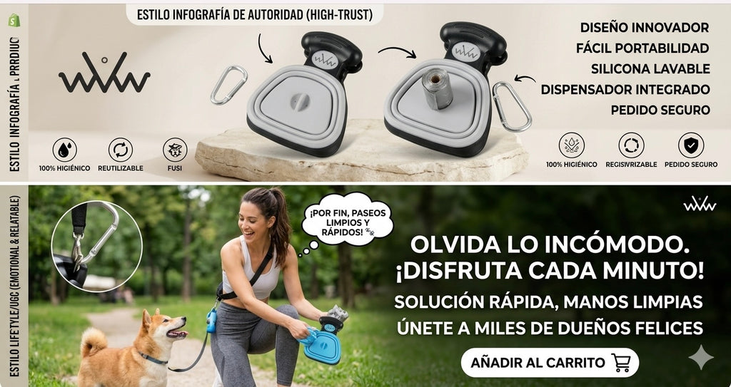 HAPPYRECOGEDOR DE EXCREMENTO DE MASCOTAS