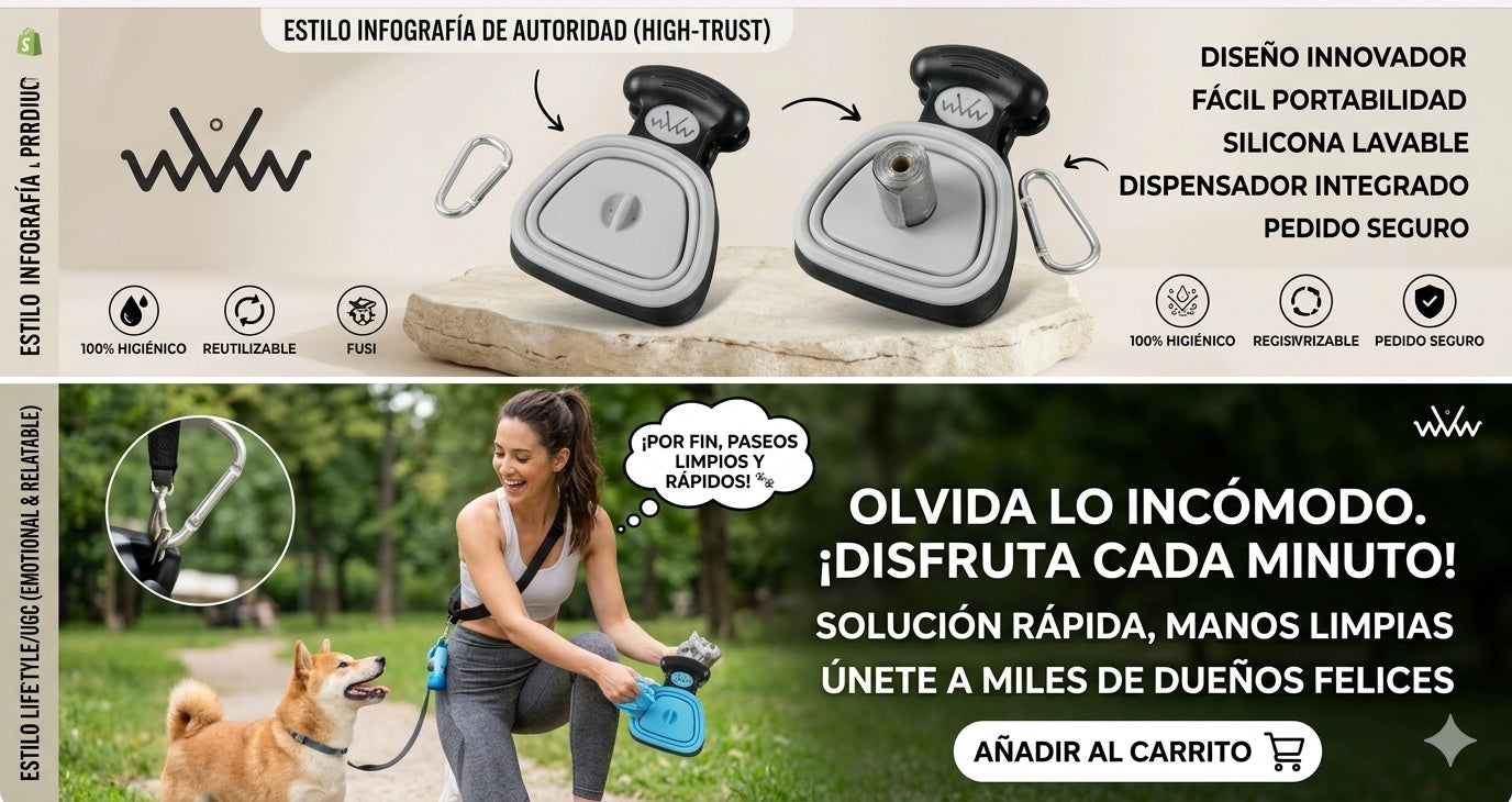 HAPPYRECOGEDOR DE EXCREMENTO DE MASCOTAS