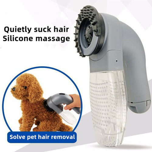 Cepillo Eléctrico de Masaje y Limpieza para Mascotas – Portátil